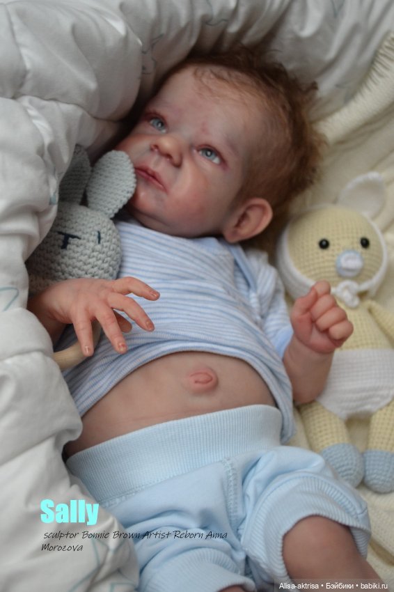 Салли -певый малыш 2021 года.Кукла реборн Анны Морозовой