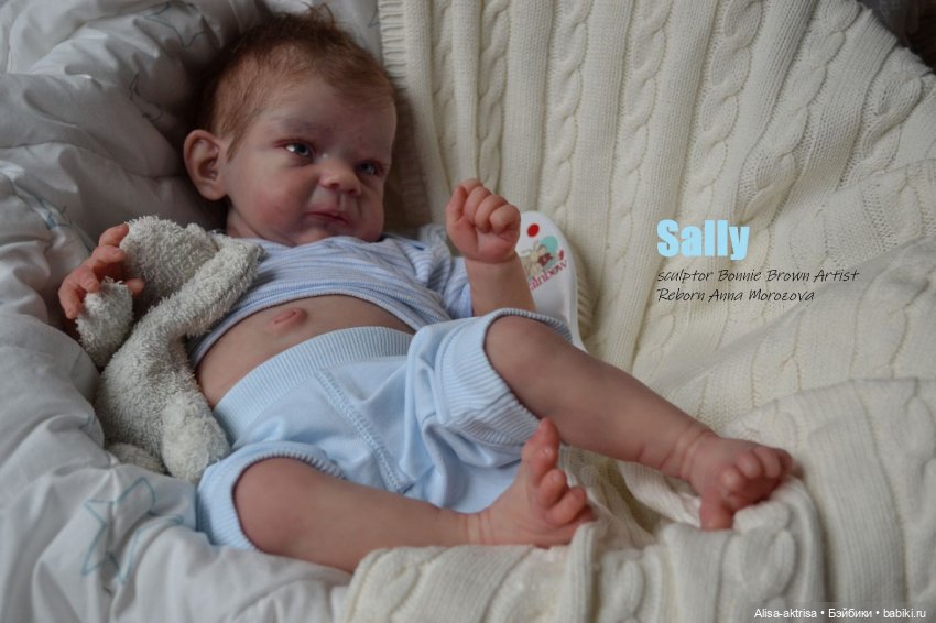 Салли -певый малыш 2021 года.Кукла реборн Анны Морозовой