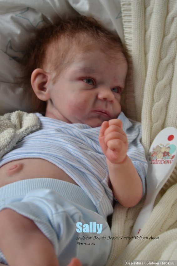 Салли -певый малыш 2021 года.Кукла реборн Анны Морозовой