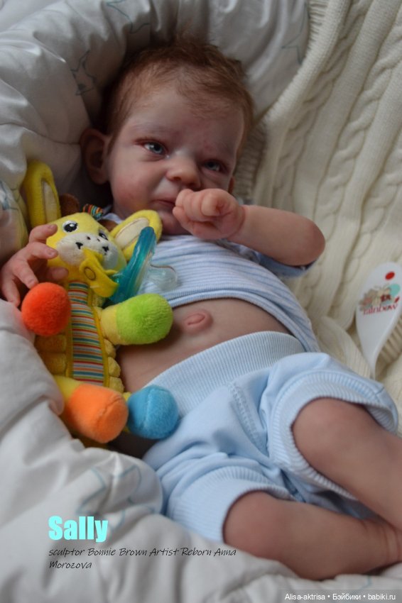 Салли -певый малыш 2021 года.Кукла реборн Анны Морозовой