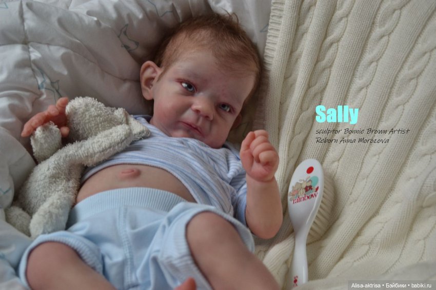 Салли -певый малыш 2021 года.Кукла реборн Анны Морозовой