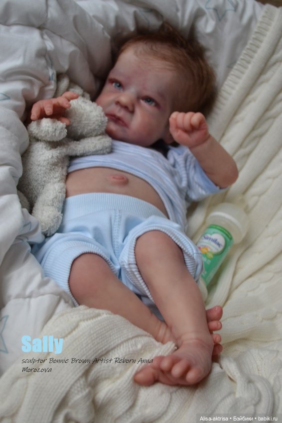 Салли -певый малыш 2021 года.Кукла реборн Анны Морозовой