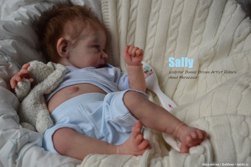 Салли -певый малыш 2021 года.Кукла реборн Анны Морозовой
