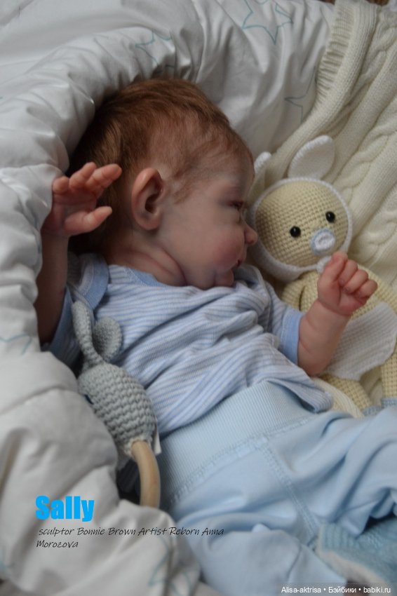 Салли -певый малыш 2021 года.Кукла реборн Анны Морозовой (фото 7)