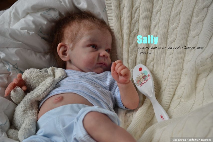Салли -певый малыш 2021 года.Кукла реборн Анны Морозовой