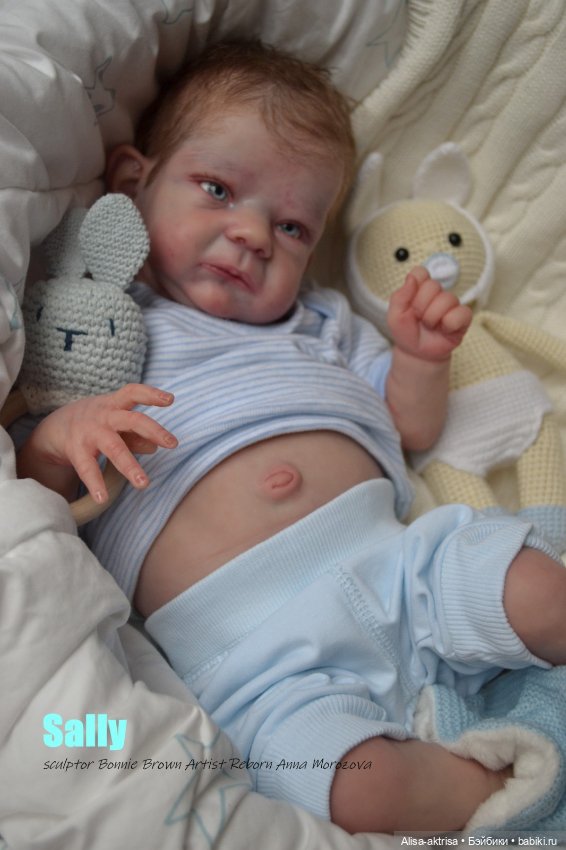 Салли -певый малыш 2021 года.Кукла реборн Анны Морозовой