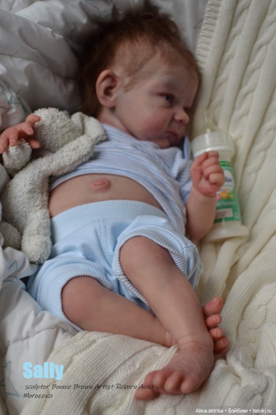 Салли -певый малыш 2021 года.Кукла реборн Анны Морозовой