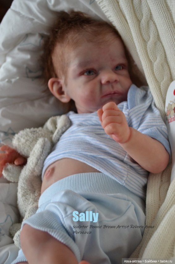 Салли -певый малыш 2021 года.Кукла реборн Анны Морозовой