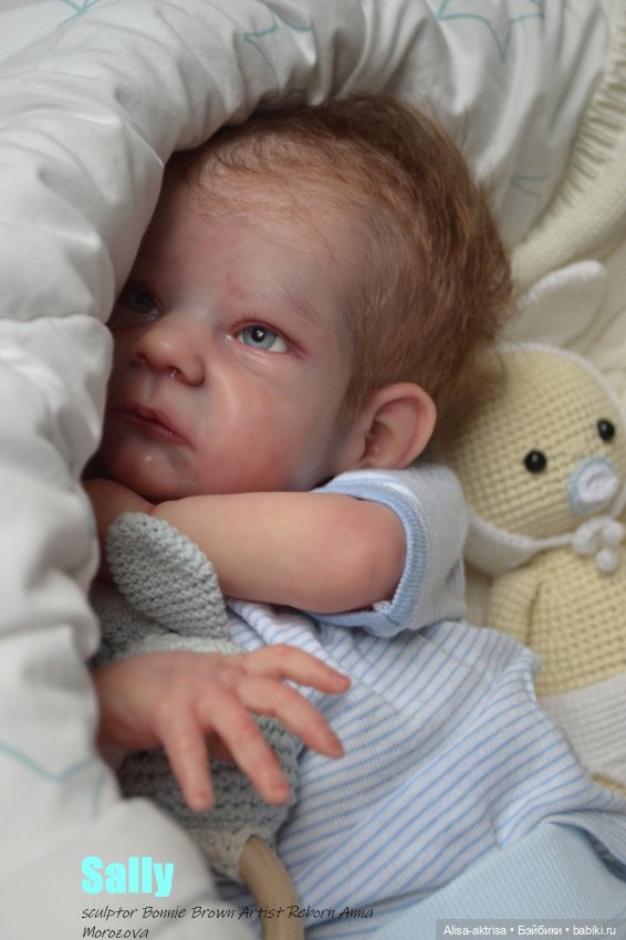 Салли -певый малыш 2021 года.Кукла реборн Анны Морозовой (фото 9)
