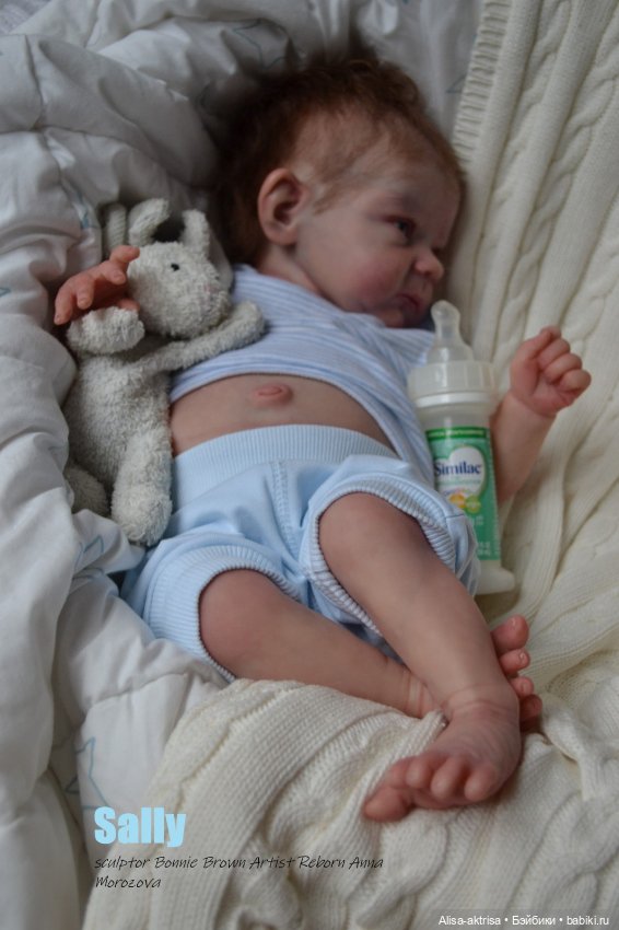 Салли -певый малыш 2021 года.Кукла реборн Анны Морозовой