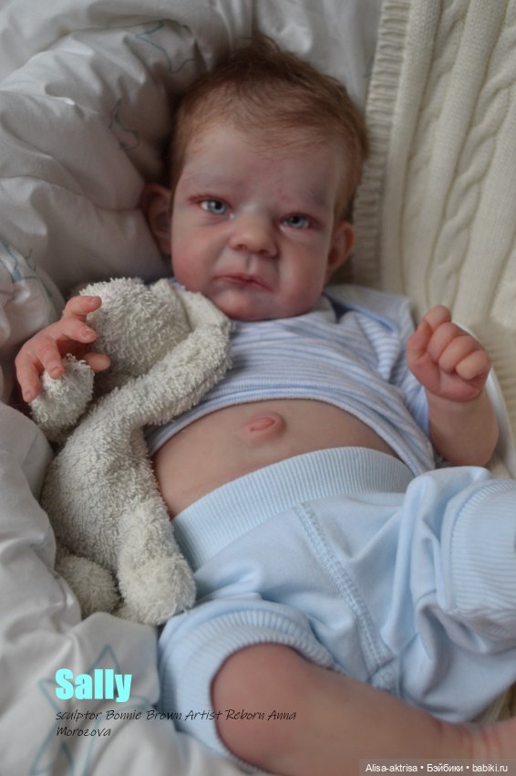 Салли -певый малыш 2021 года.Кукла реборн Анны Морозовой