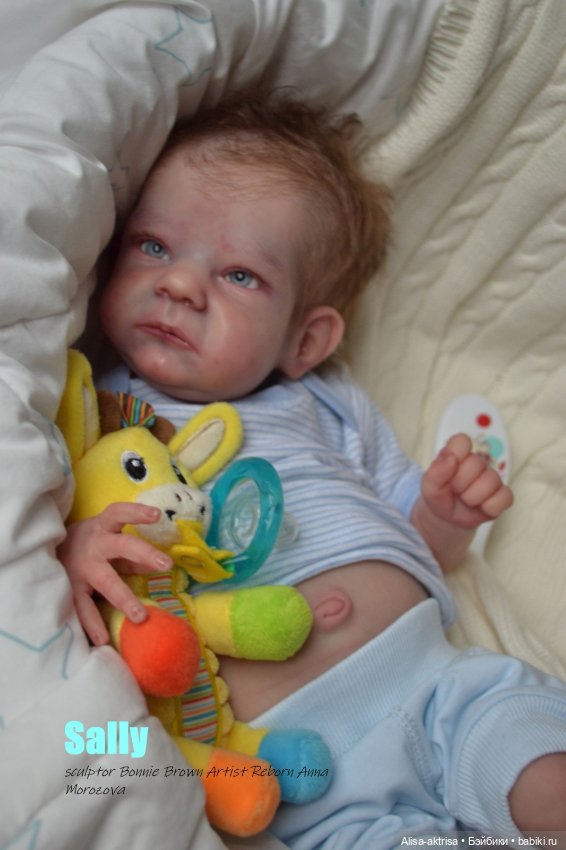 Салли -певый малыш 2021 года.Кукла реборн Анны Морозовой