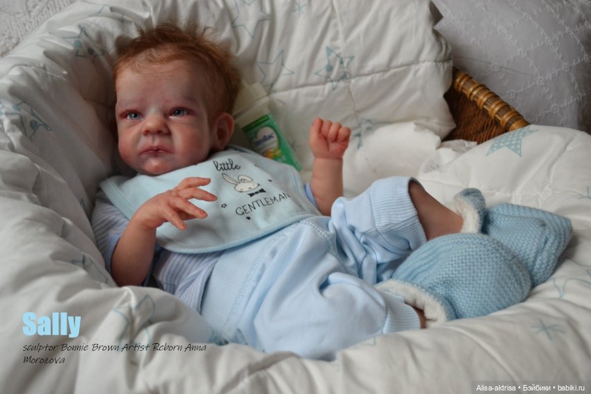 Салли -певый малыш 2021 года.Кукла реборн Анны Морозовой (фото 6)