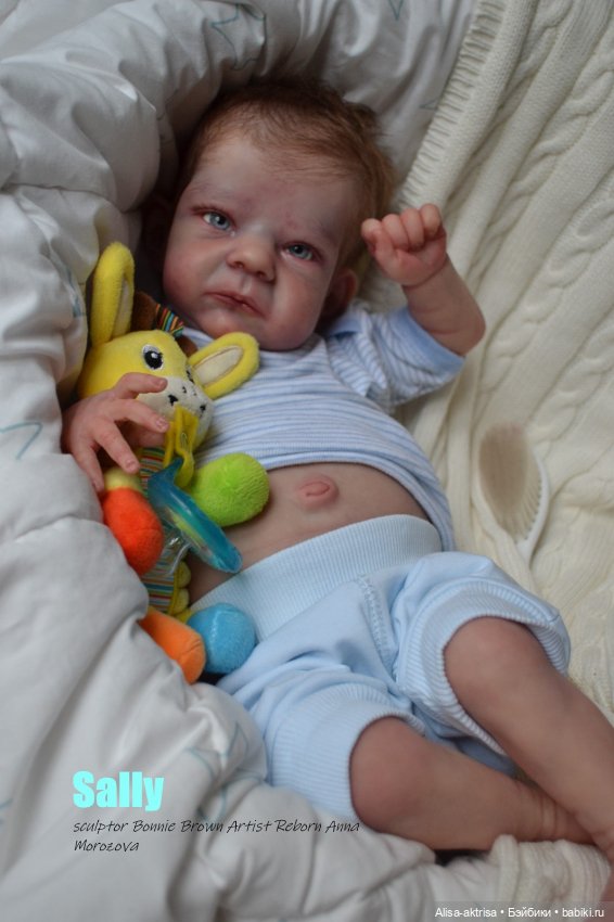 Салли -певый малыш 2021 года.Кукла реборн Анны Морозовой
