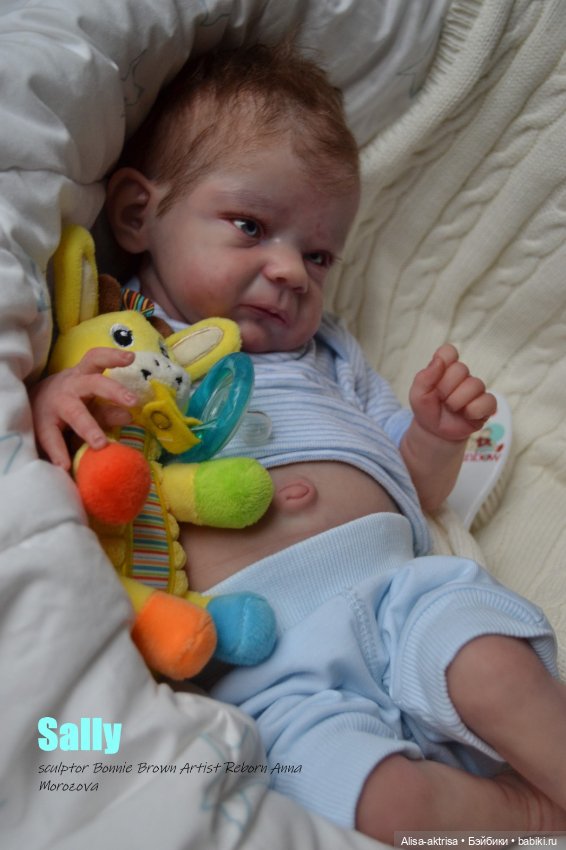 Салли -певый малыш 2021 года.Кукла реборн Анны Морозовой