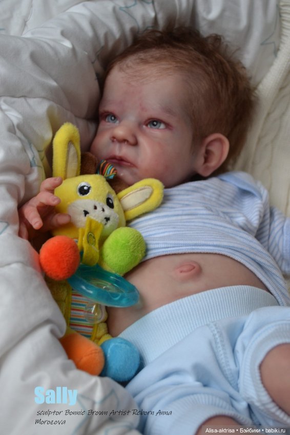 Салли -певый малыш 2021 года.Кукла реборн Анны Морозовой