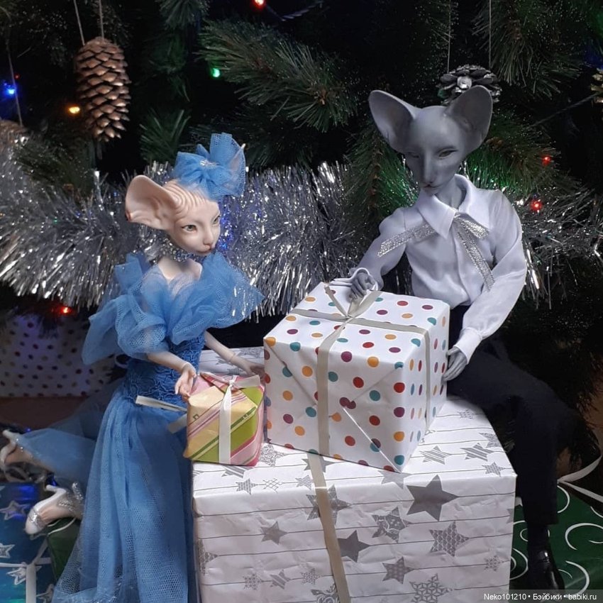 С Новым годом — Домашние фото авторских кукол: личные коллекции (фото 7)