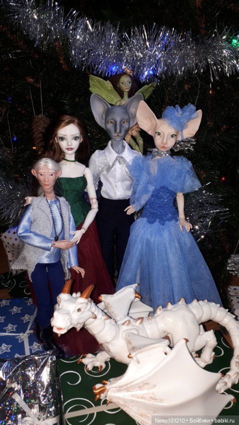 С Новым годом — Домашние фото авторских кукол: личные коллекции (фото 4)