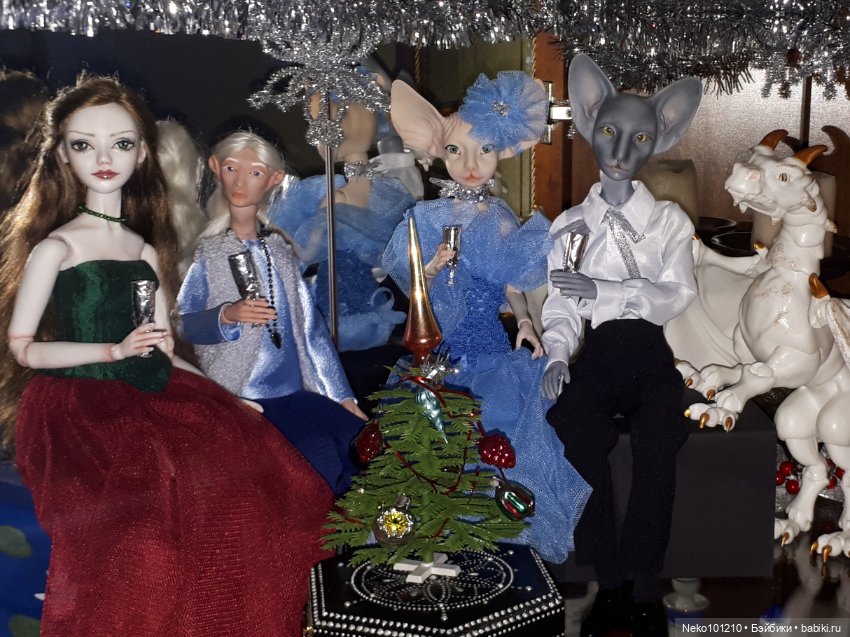 С Новым годом — Домашние фото авторских кукол: личные коллекции (фото 5)