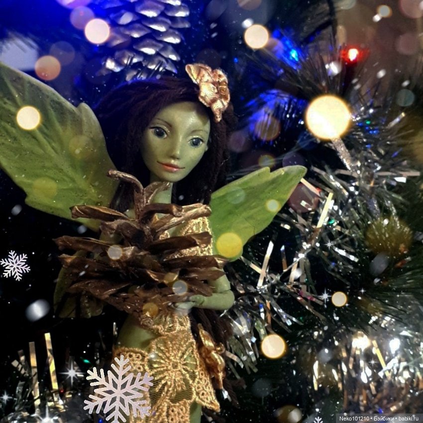 С Новым годом — Домашние фото авторских кукол: личные коллекции