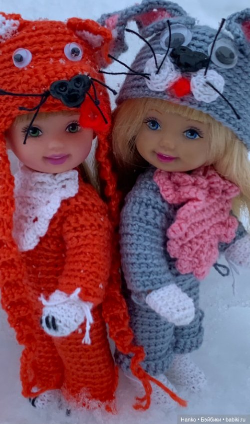 Куколки Келли. Mattel. Лиса и Заяц
