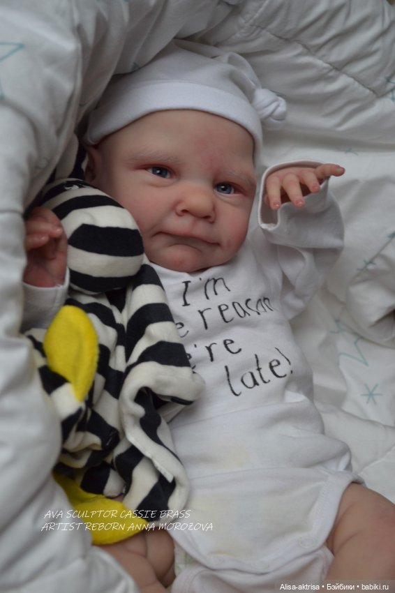 Ава - малыш в процессе возрождения. Кукла реборн Анна Морозовой (фото 3)