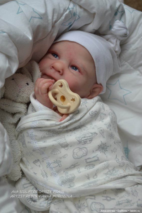 Ава - малыш в процессе возрождения. Кукла реборн Анна Морозовой