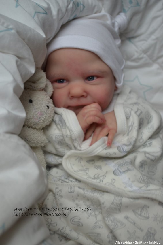 Ава - малыш в процессе возрождения. Кукла реборн Анна Морозовой (фото 10)