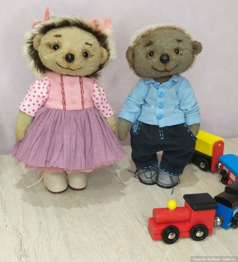 Ежата. Сладкая парочка — Авторские мишки Тедди и друзья: фото (фото 6)