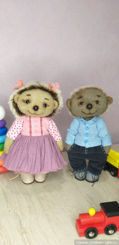 Ежата. Сладкая парочка — Авторские мишки Тедди и друзья: фото