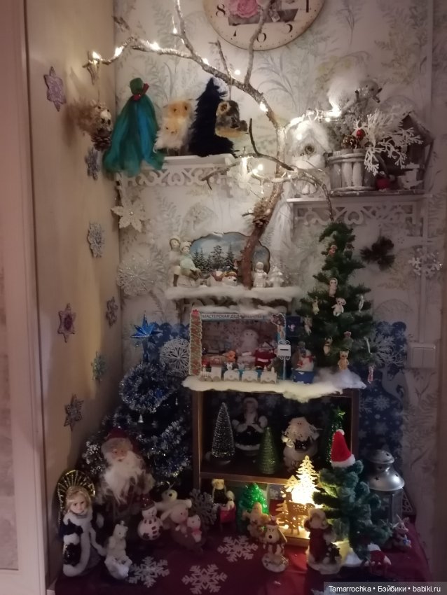 Украшение квартиры на зимние праздники (фото 8)