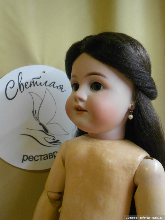 Реставрация антикварной куклы Gebruder Kuhnlenz молд 44-31