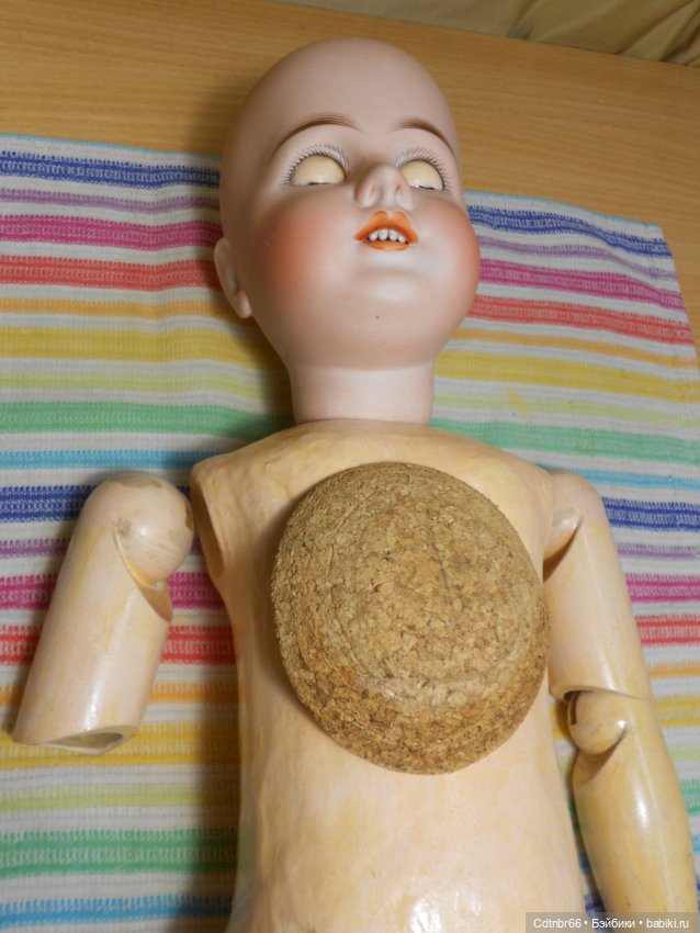 Реставрация антикварной куклы Gebruder Kuhnlenz молд 44-31