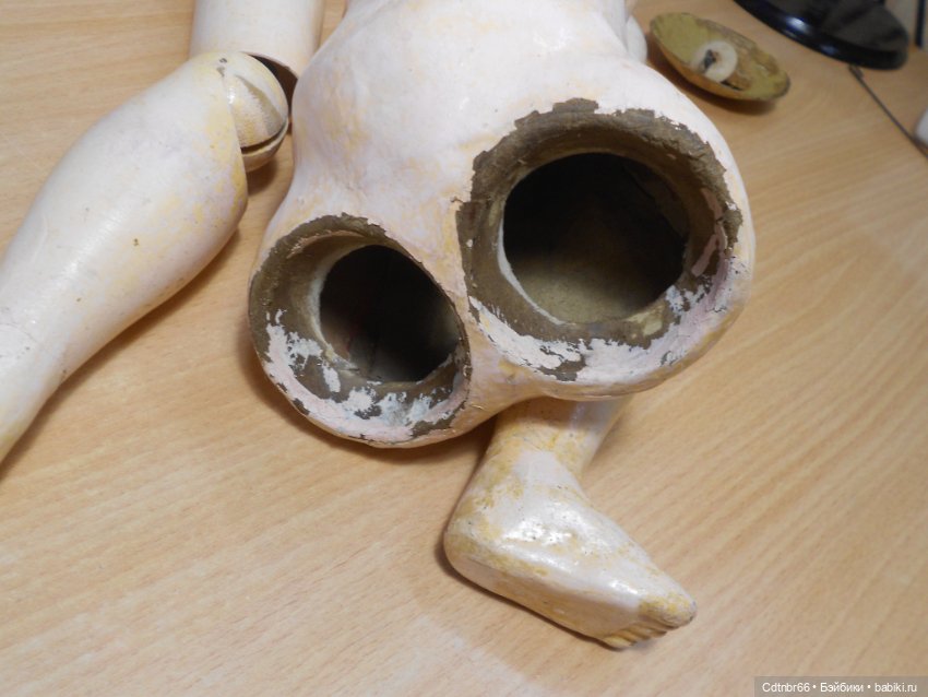 Реставрация антикварной куклы Gebruder Kuhnlenz молд 44-31 (фото 6)