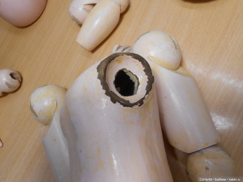 Реставрация антикварной куклы Gebruder Kuhnlenz молд 44-31 (фото 7)