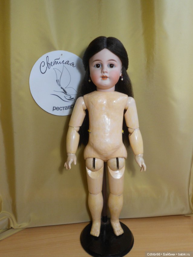 Реставрация антикварной куклы Gebruder Kuhnlenz молд 44-31
