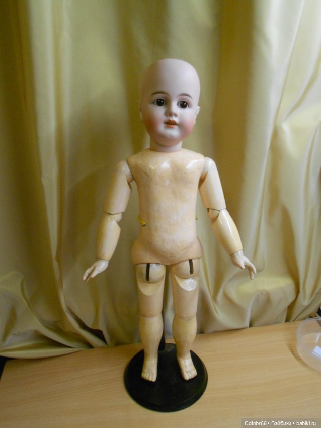 Реставрация антикварной куклы Gebruder Kuhnlenz молд 44-31