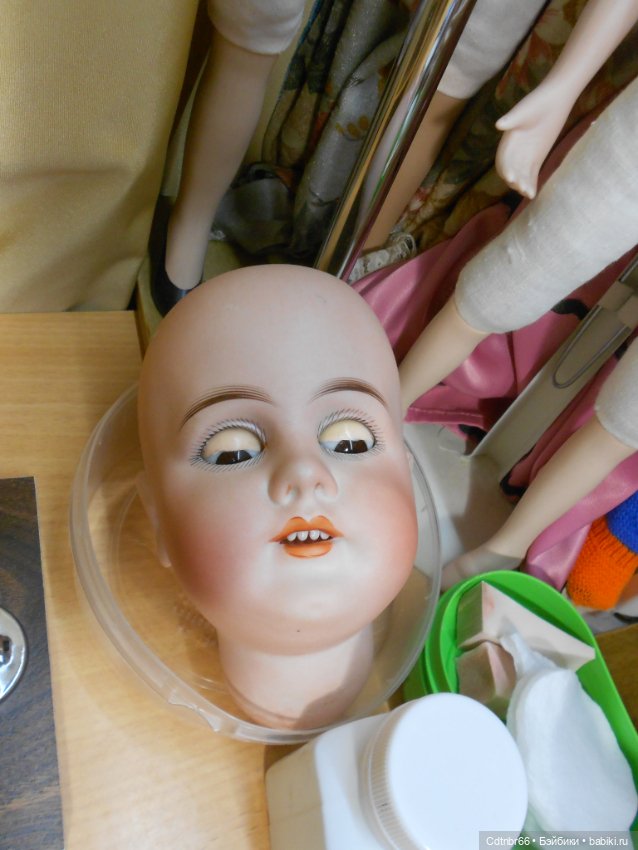 Реставрация антикварной куклы Gebruder Kuhnlenz молд 44-31