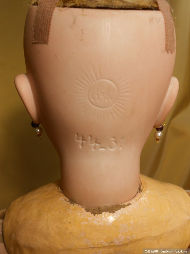 Реставрация антикварной куклы Gebruder Kuhnlenz молд 44-31 (фото 3)