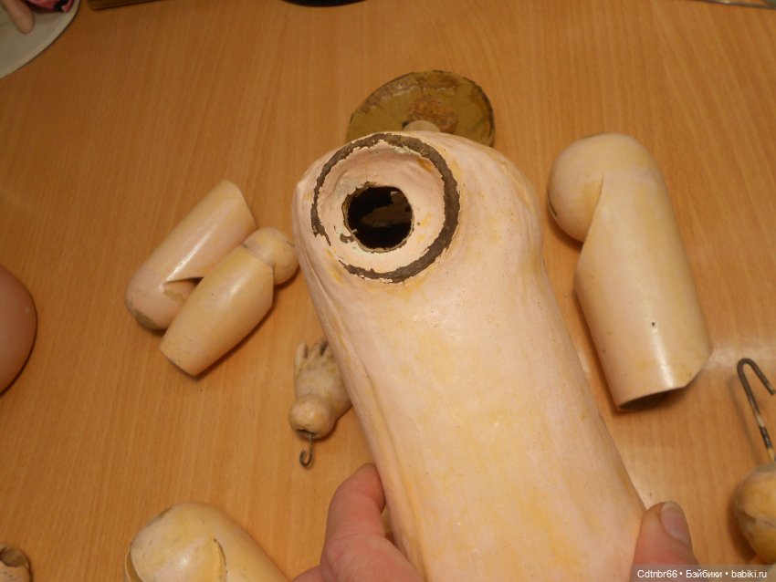 Реставрация антикварной куклы Gebruder Kuhnlenz молд 44-31 (фото 9)