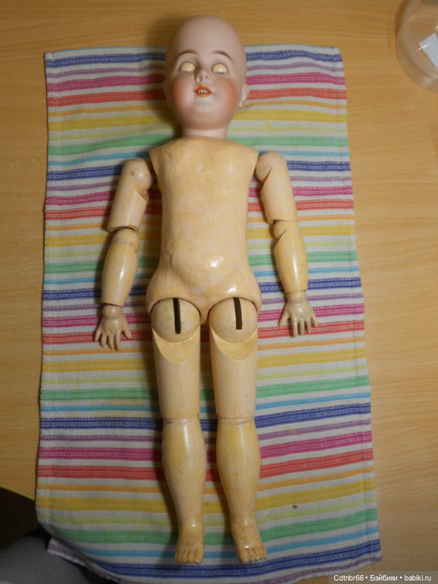 Реставрация антикварной куклы Gebruder Kuhnlenz молд 44-31