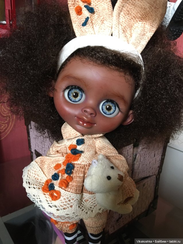 Биггерс. Чудесные малыши. Ооак. Афрозайчик (фото 2)