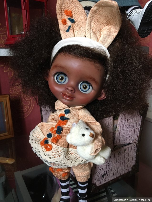 Биггерс. Чудесные малыши. Ооак. Афрозайчик (фото 3)