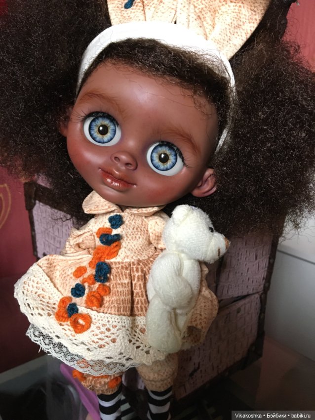 Биггерс. Чудесные малыши. Ооак. Афрозайчик (фото 5)