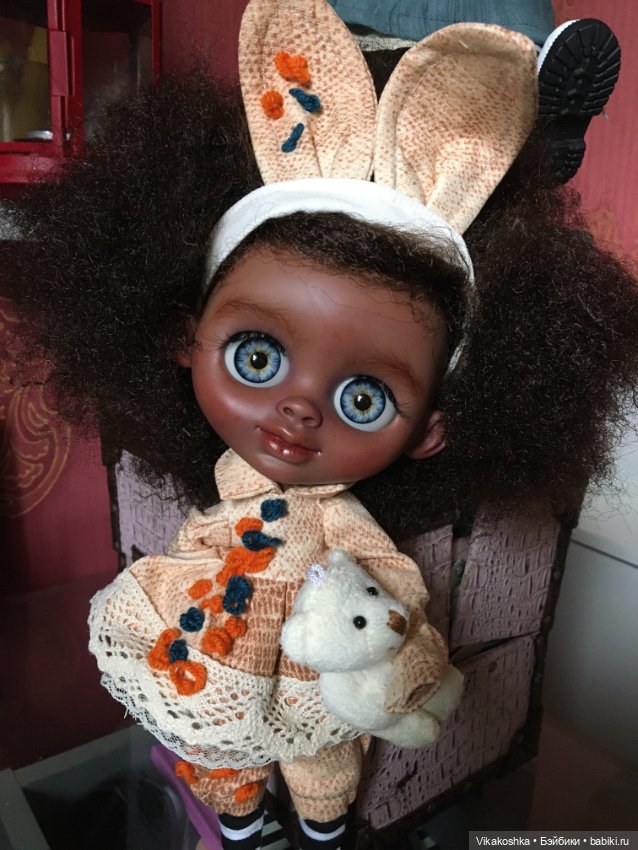 Биггерс. Чудесные малыши. Ооак. Афрозайчик (фото 4)