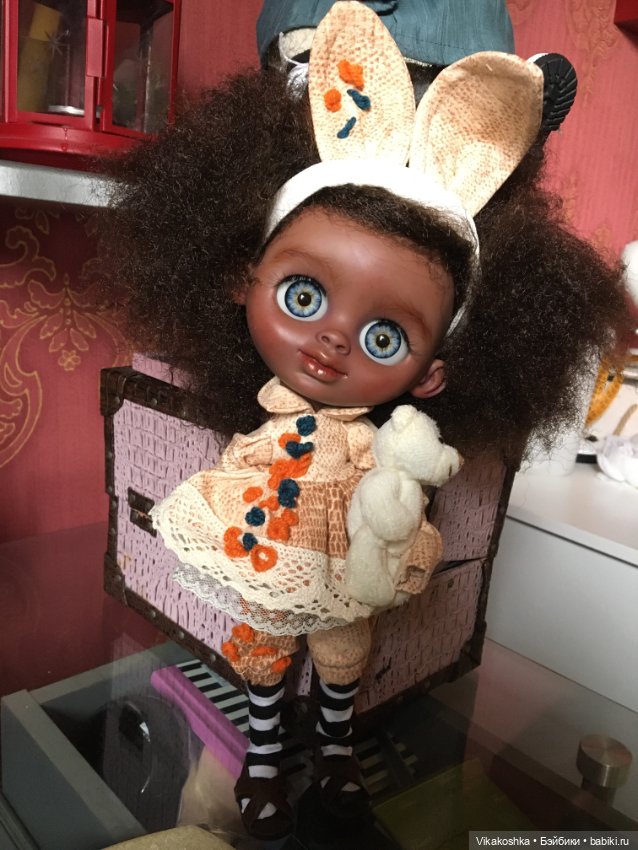 Биггерс. Чудесные малыши. Ооак. Афрозайчик (фото 6)