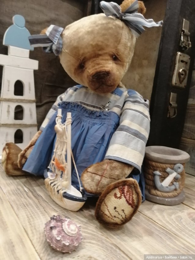 Полетт. Мечты о море — Авторские мишки Тедди и друзья: фото (фото 3)