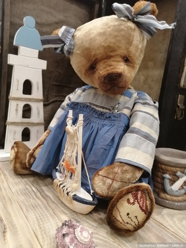 Полетт. Мечты о море — Авторские мишки Тедди и друзья: фото (фото 5)