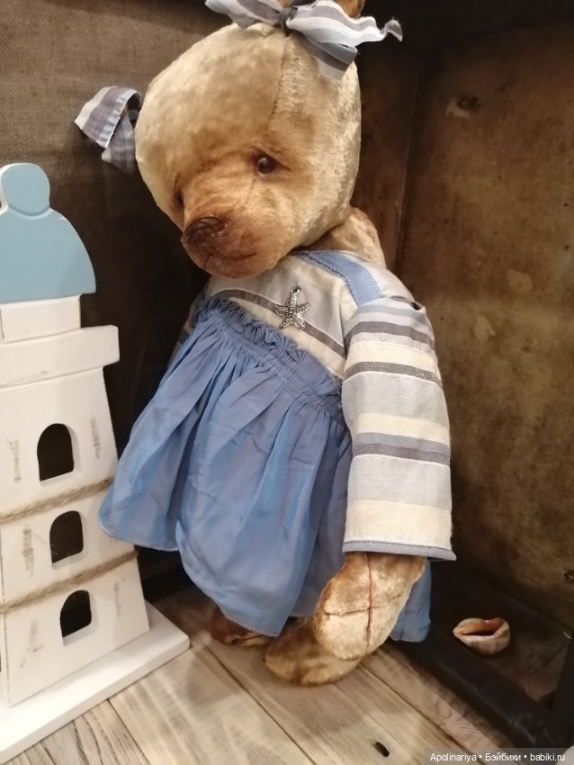 Полетт. Мечты о море — Авторские мишки Тедди и друзья: фото (фото 8)