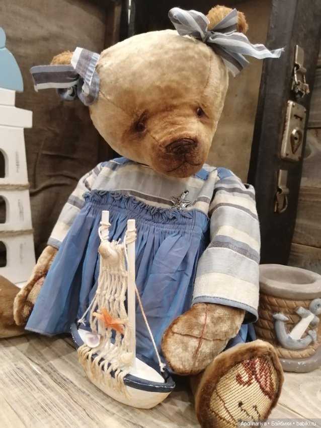 Полетт. Мечты о море — Авторские мишки Тедди и друзья: фото (фото 4)